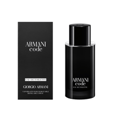 Armani Men's Aftershave Armani Code Pour Homme Eau de Toilette Men's Refillable Aftershave Spray (75ml, 125ml)