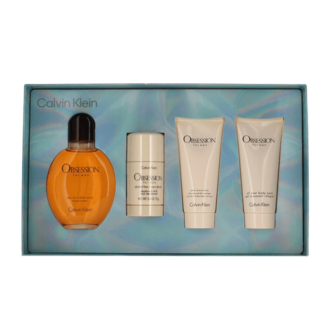 Calvin Klein Men's Aftershave Calvin Klein Obsession for Men Eau de Toilette Men's Aftershave Grooming Gift Set