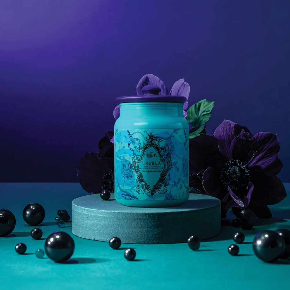 Disney Candle Disney Ursula Sea Flower Black Pearl Ceramic Candle
