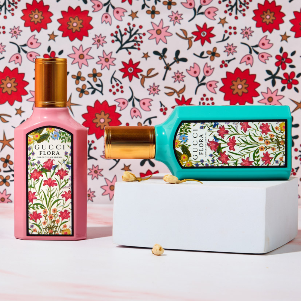Gucci Women's Perfume Gucci Flora Miniature Gift Set 4 x 5ml EDP (Gorgeous Gardenia x2 + Gorgeous Jasmine x1 + Gorgeous Magnolia x1)