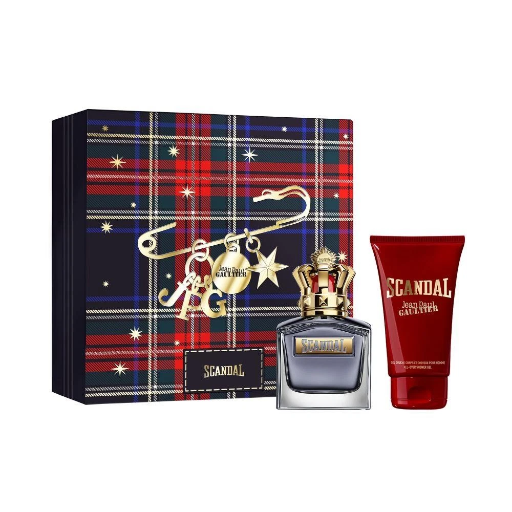 Jean Paul Gaultier Men's Aftershave Jean Paul Gaultier Scandal Pour Homme Eau de Toilette Men's Aftershave Gift Set Spray (100ml) with 75ml Shower Gel