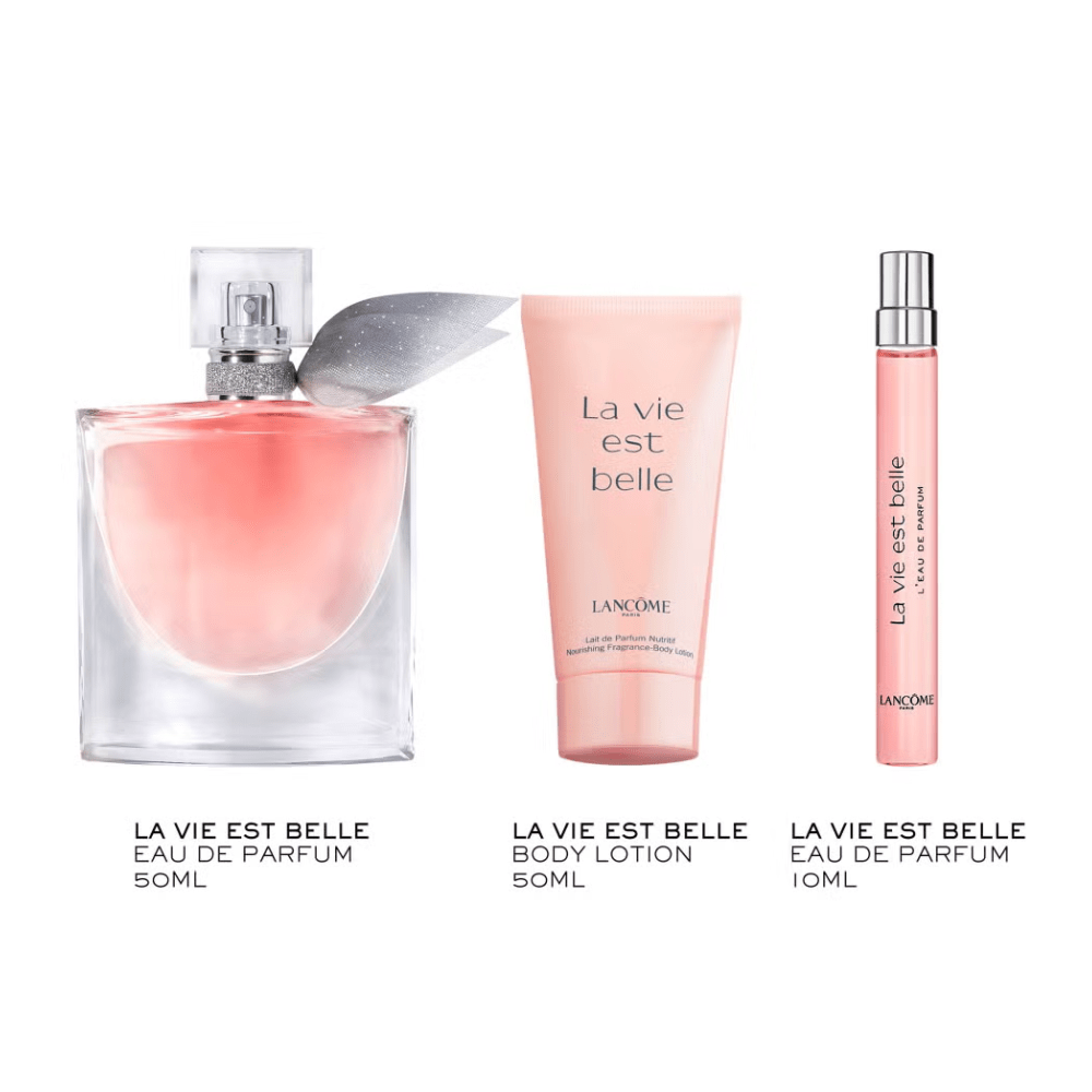 Lancome Women's Perfume Lancome La Vie Est Belle Gift Set (50ml EDP + 50ml Body Lotion + 10ml EDP)