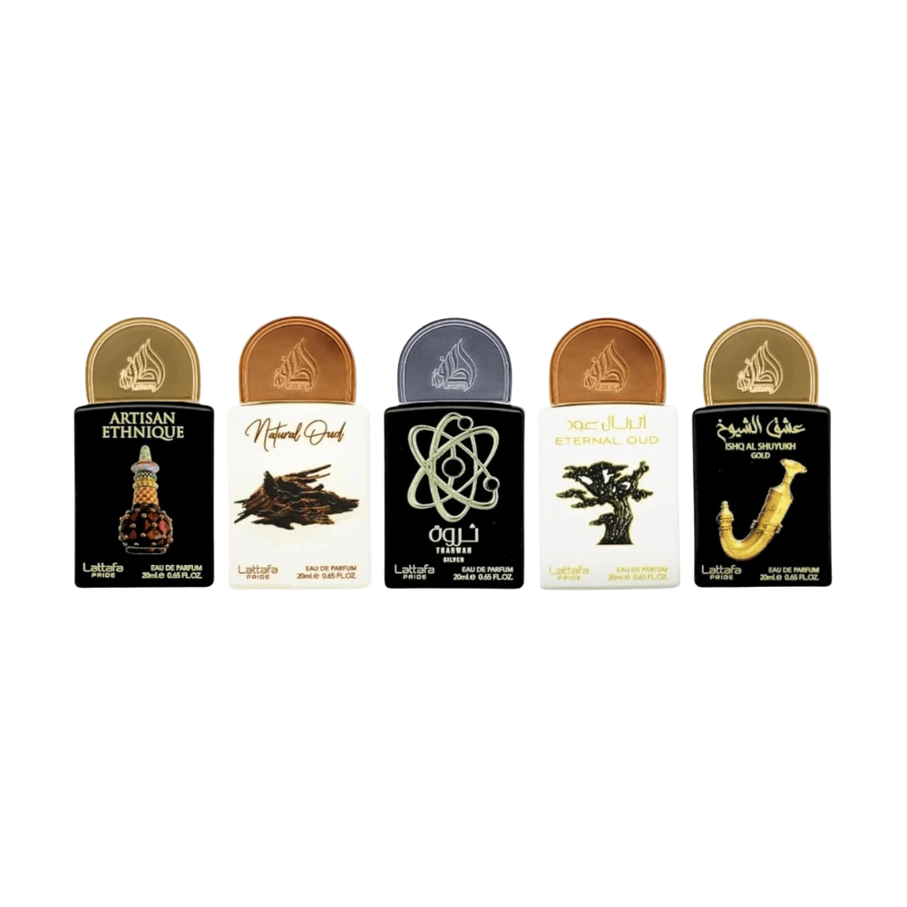 Lattafa Unisex Perfume Lattafa Pride Collection No. 2 Eau de Parfum Unisex Fragrance Gift Set (5 x 20ml)