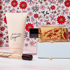 Michael Kors Women's Perfume Michael Kors Gorgeous Eau de Parfum Women's Perfume Gift Set Spray (100ml) with Body Lotion & 10ml EDP