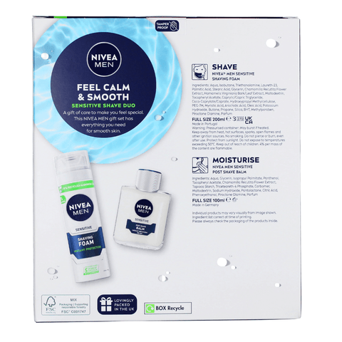 Nivea Skin Care Nivea Men Calm & Smooth Sensitive Shave Duo 2pc Gift Set