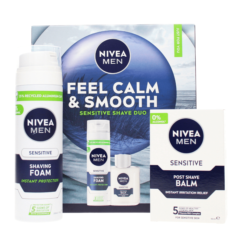 Nivea Skin Care Nivea Men Calm & Smooth Sensitive Shave Duo 2pc Gift Set