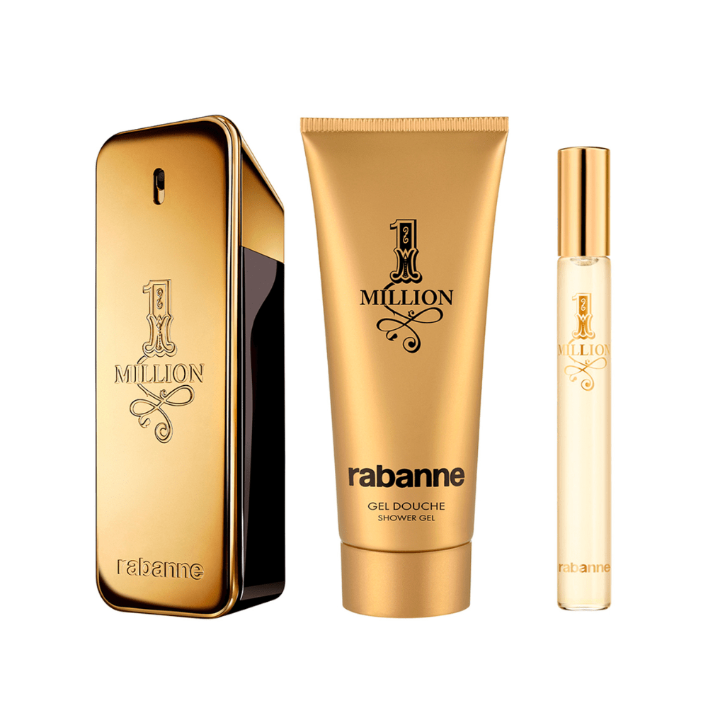 Paco Rabanne Men's Aftershave Paco Rabanne 1 Million Eau de Toilette Men's Aftershave Gift Set (100ml) with 10ml EDT & Shower Gel