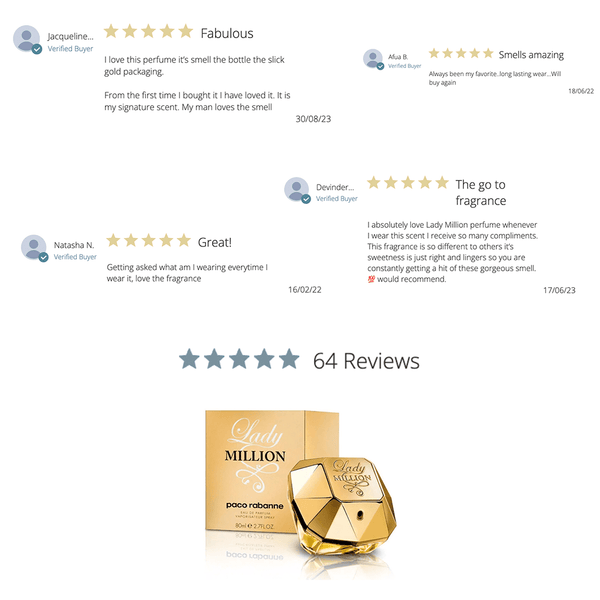 Lady million 100ml price sales