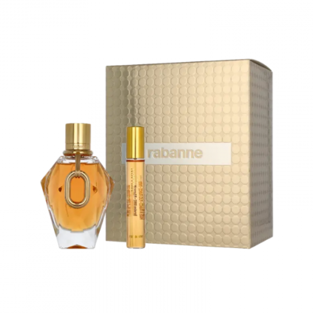Paco Rabanne Women's Perfume Paco Rabanne Million Gold For Her Gift Set (90ml EDP + 20ml EDP)