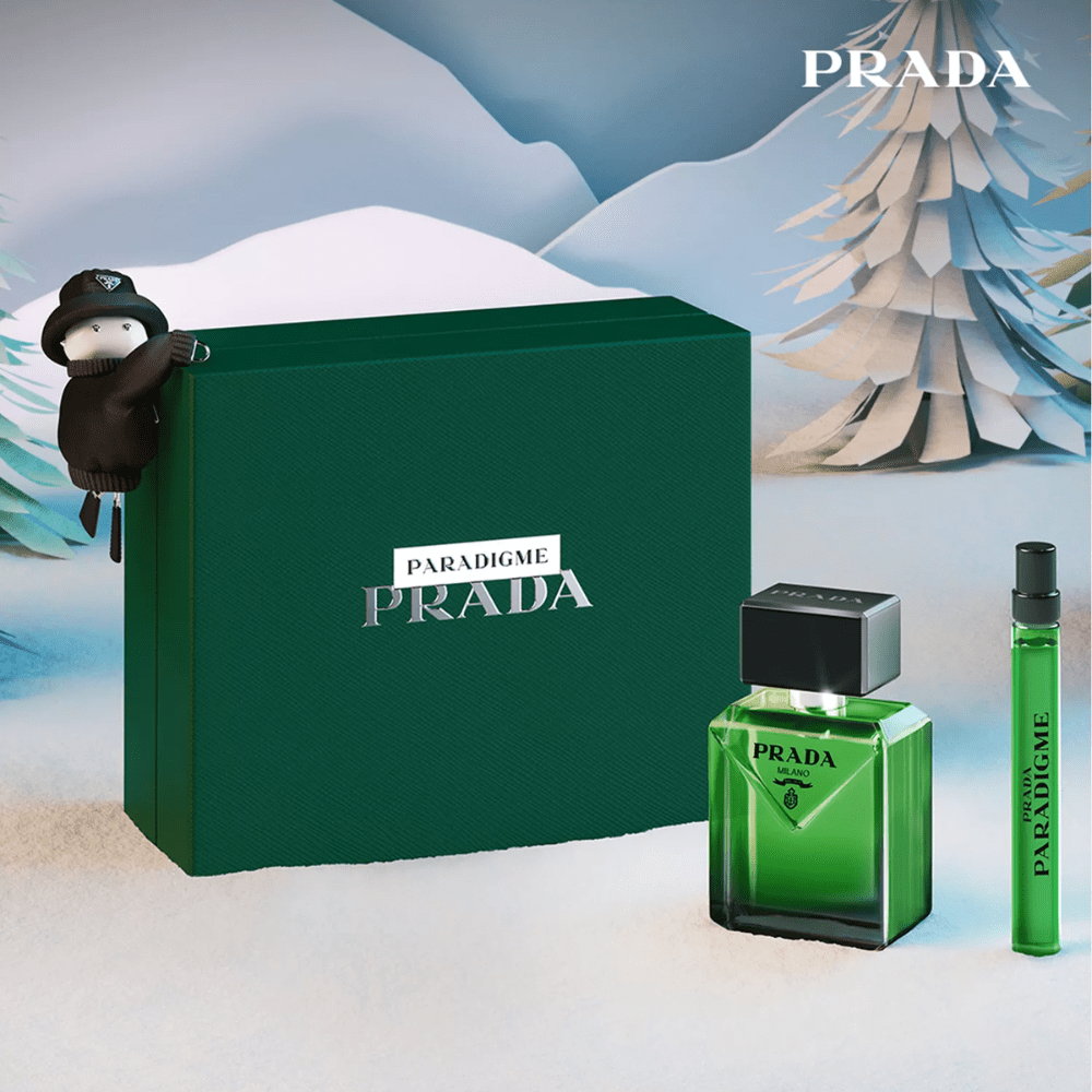 Prada Men's Aftershave Prada Paradigme Eau de Parfum Men's Aftershave Gift Set (50ml + 10ml)