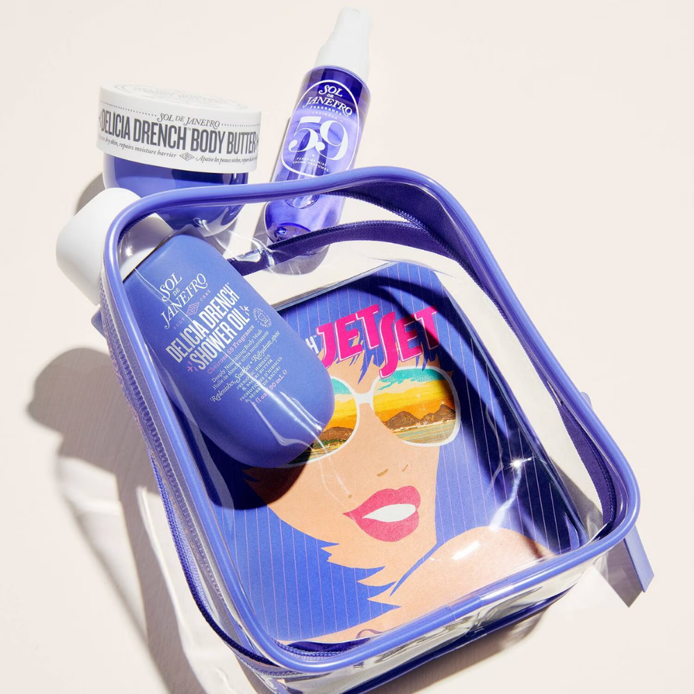 Sol De Janeiro Skin Care Sol De Janeiro Delicia Drench Jet Gift Set (30ml Perfum Mist + 90ml Shower Oil + 50ml Body Butter)