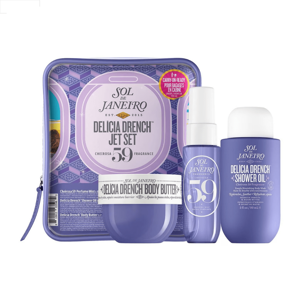 Sol De Janeiro Skin Care Sol De Janeiro Delicia Drench Jet Gift Set (30ml Perfum Mist + 90ml Shower Oil + 50ml Body Butter)