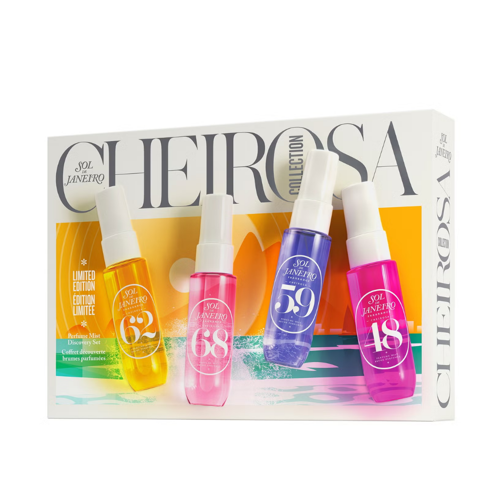 Sol De Janeiro Women's Perfume Sol De Janeiro Limited Edition Cheirosa Perfume Mist Discovery Fragrance Gift Set 4 x 30ml (62 + 68 + 59 + 76)
