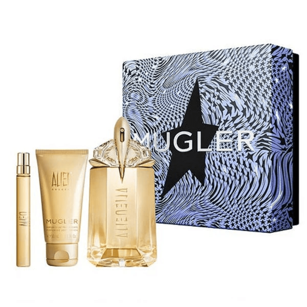 Thierry Mugler Women's Perfume Thierry Mugler Alien Goddess Eau de Parfum Gift Set (60ml Refillable + 50ml Body Lotion + 10ml)