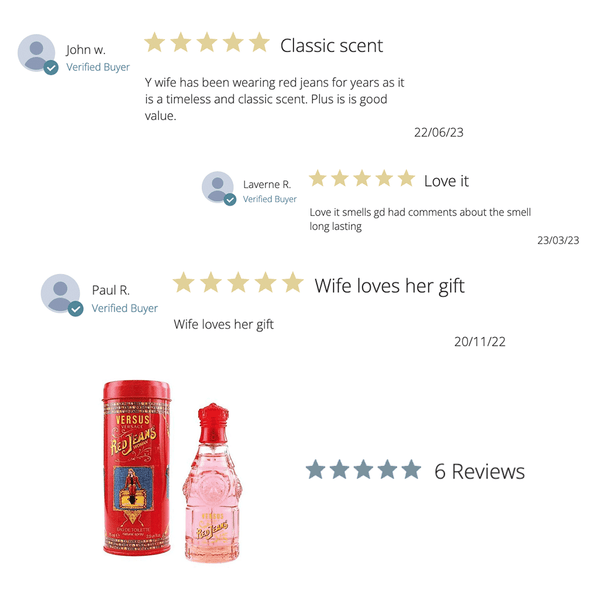 Versace Red Jeans Women s EDT Perfume 75ml Perfume Direct