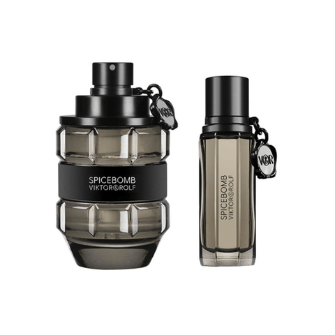 Viktor & Rolf Men's Aftershave Viktor & Rolf Spicebomb Eau de Toilette Men's Aftershave Gift Set Spray (90ml) with 20ml