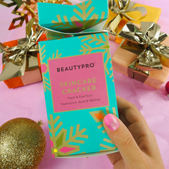 BeautyPro Foot Care BeautyPro Skincare Cracker: Hyaluronic Acid Face Serum + Retinol Under Eye Mask Christmas Gift Set