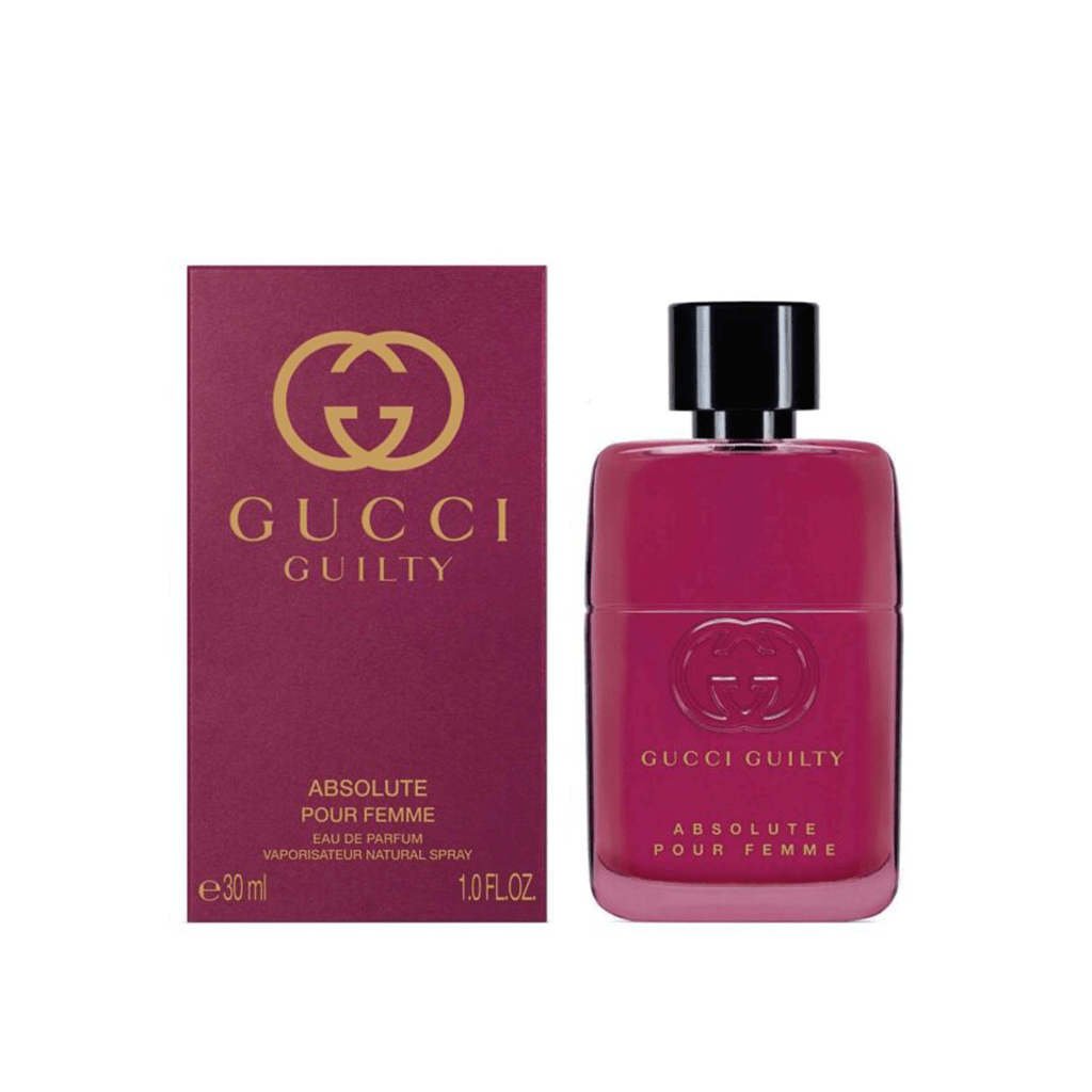 Gucci Women's Perfume 30ml Gucci Guilty Absolute Pour Femme Eau de Parfum Women's Perfume Spray (30ml, 50ml)