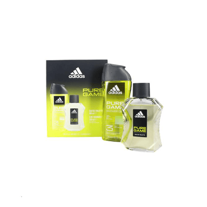 Adidas Shaving & Grooming Adidas Pure Game 2 Piece Gift Set with 100ml Eau De Toilette Spray and 250ml Shower Gel
