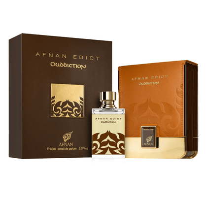 afnan Unisex Perfume Afnan Edict Ouddiction Eau de Parfum Unisex Fragrance Spray (80ml)