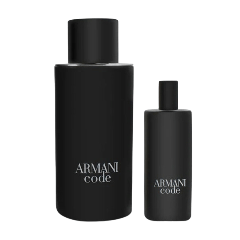 Armani Men's Aftershave Armani Code Eau de Toilette Men's Aftershave Gift Set (125ml Refillable +15ml)