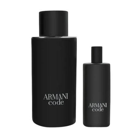 Armani Men's Aftershave Armani Code Eau de Toilette Men's Aftershave Gift Set (125ml Refillable +15ml)