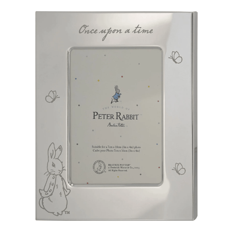 Beatrix Potter Stationery Beatrix Potter Peter Rabbit Silver Plated Photo Frame