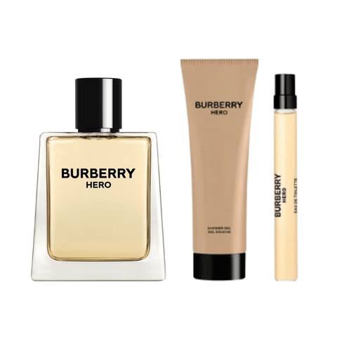 Burberry Men's Aftershave Burberry Hero Men's Gift Set (100ml EDT + 75ml Shower Gel + 10ml EDT)