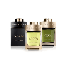 Bvlgari Men's Aftershave Bvlgari Men's Miniature Collection Gift Set 3 x 15ml EDP Splashes (Man In Black + Glacial Essence + Man Wood Essence)