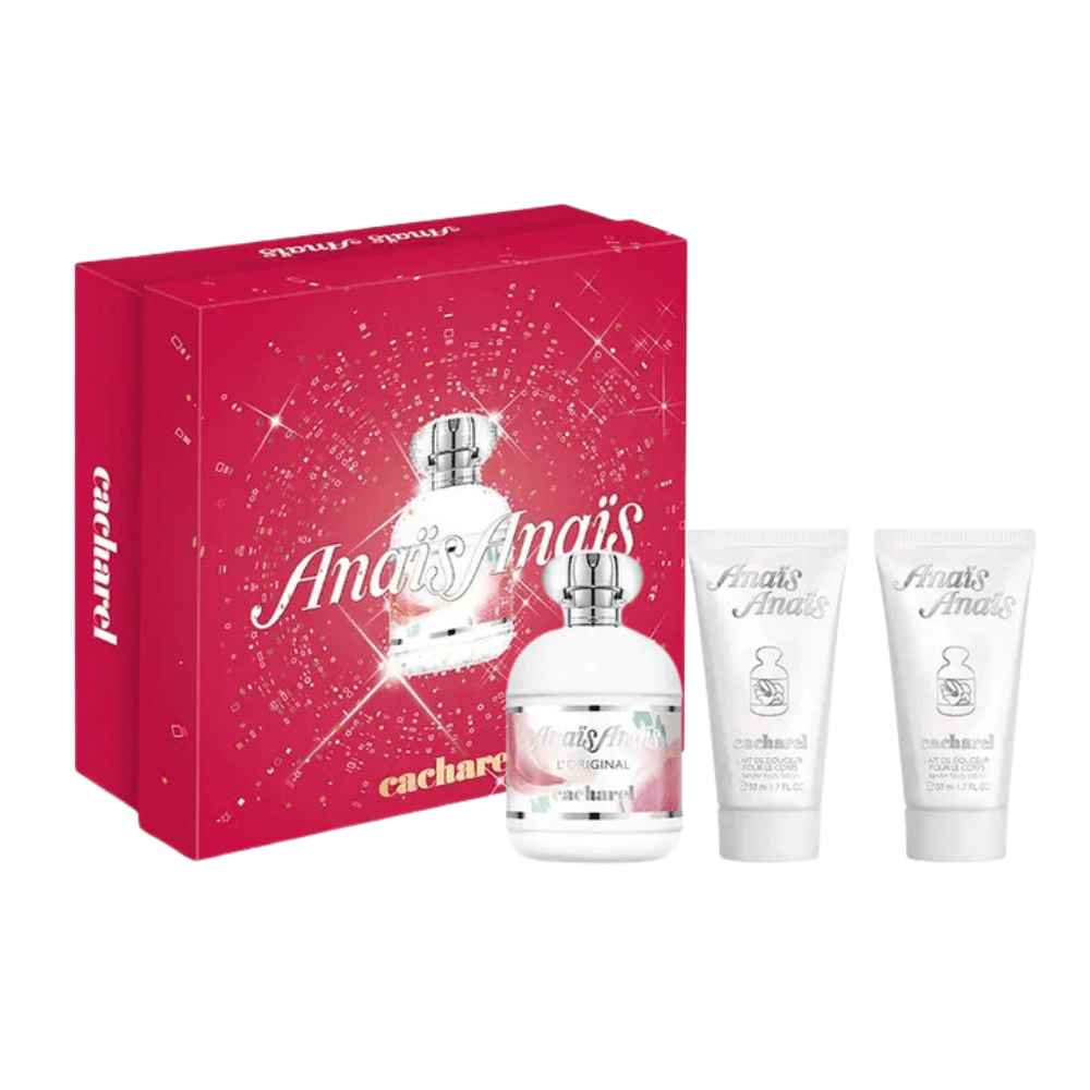 Cacharel Women's Perfume Cacharel Anais Anais Women's Gift Set (100ml EDT + 50ml Body Lotion x2)