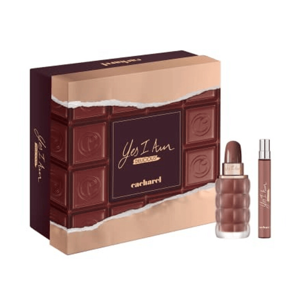 Cacharel Women's Perfume Cacharel Yes I Am Delicious Women's Perfume Gift Set (50ml EDP + 10ml EDP)