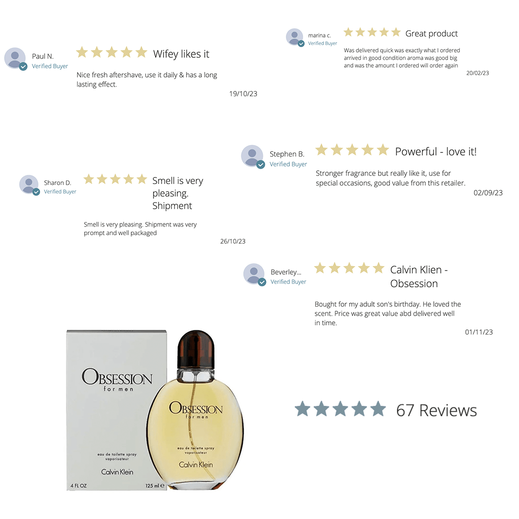 Obsession for top men 75ml