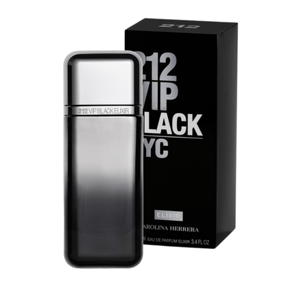 Carolina Herrera 212 VIP Black Elixir Eau de Parfum Men's Aftershave Spray (50ml, 100ml)