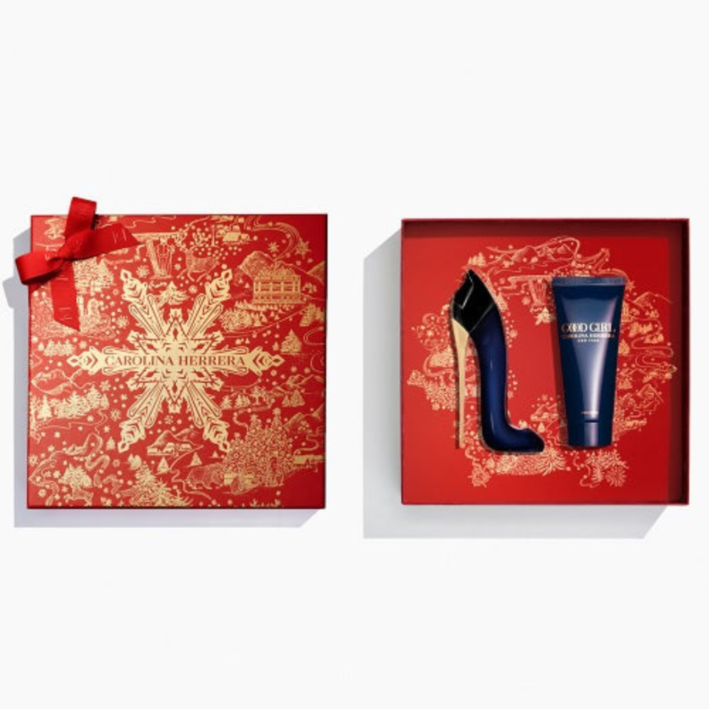 Carolina Herrera Women's Perfume Carolina Herrera Good Girl Eau de Parfum Women's Gift Set Spray (50ml) with 100ml Body Lotion