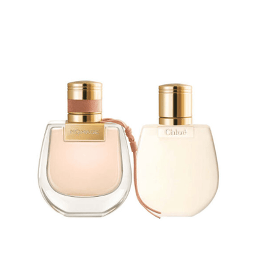 Chloe Women's Perfume Chloe Nomade Eau de Parfum Women's Perfume Gift Set Spray (50ml) with Body Lotion