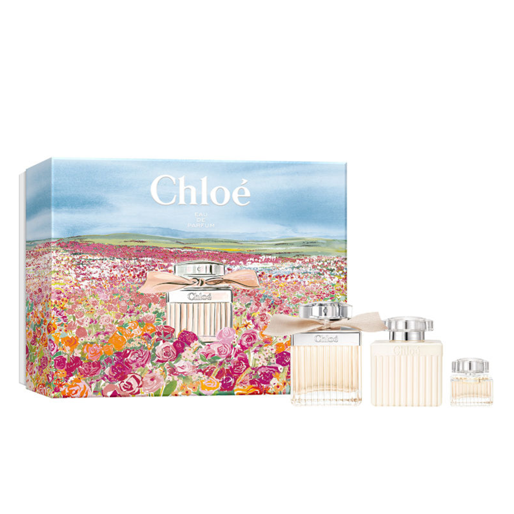 Chloe Women's Perfume Chloe Signature Eau de Parfum Women's Perfume Spray Gift Set (75ml) with Body Lotion & 5ml EDP