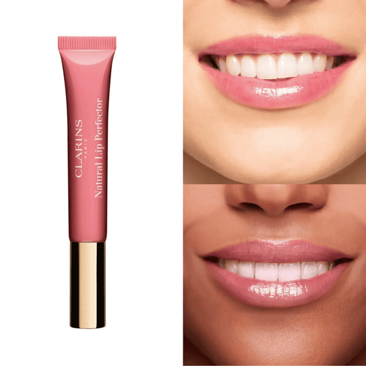 Clarins Skin Care 01 Rose Shimmer Clarins Natural Lip Perfector (12ml)