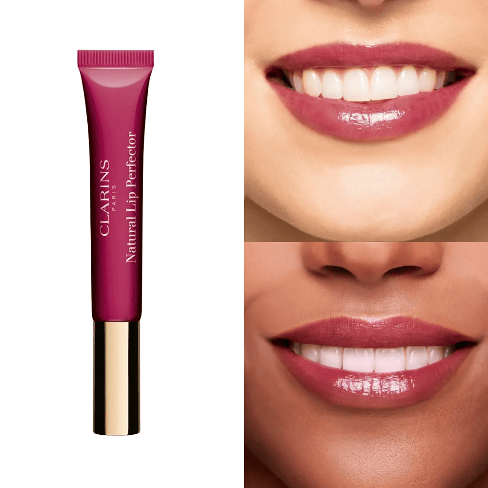 Clarins Skin Care 08 Plum Shimmer Clarins Natural Lip Perfector (12ml)