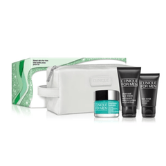 Clinique Skin Care Clinique Men's Skincare Gift Set (Maximum Hydrator 72-Hour 50ml + Charcoal Face Wash 50ml + Face Scrub 30ml)