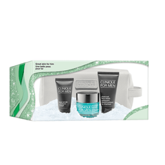 Clinique Skin Care Clinique Men's Skincare Gift Set (Maximum Hydrator 72-Hour 50ml + Charcoal Face Wash 50ml + Face Scrub 30ml)