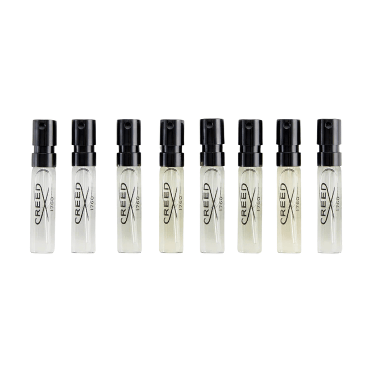Creed Men's Aftershave Creed Leather Sample Wallet Gift Set (8 x 1.7ml)