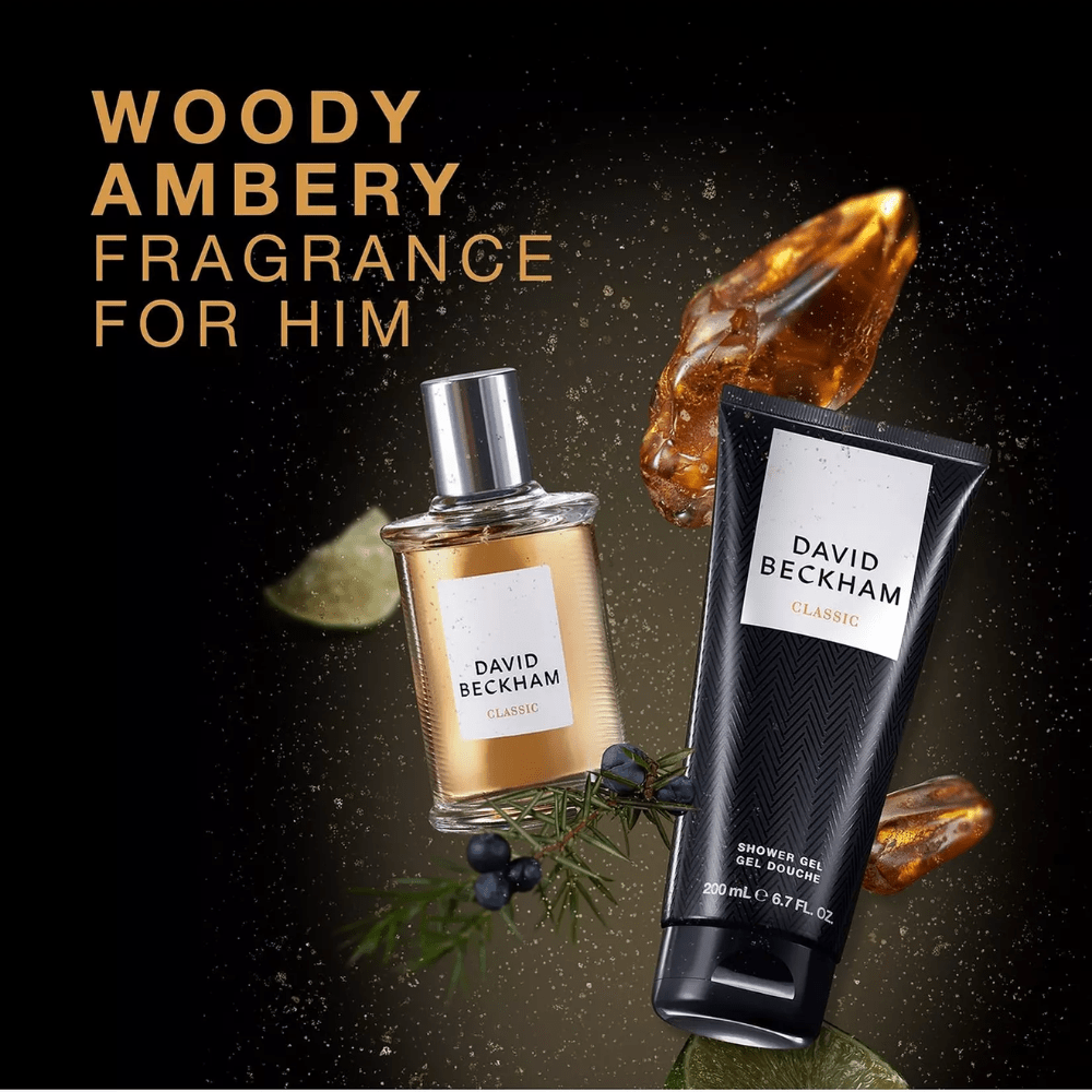 David Beckham Men's Aftershave David Beckham Classic Men's Gift Set (50ml EDT + 200ml Shower Gel)