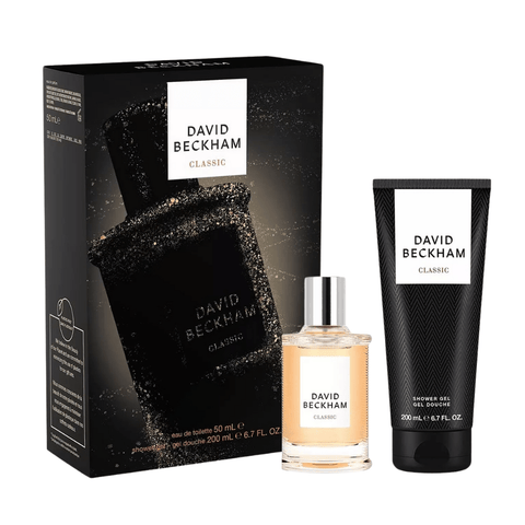 David Beckham Men's Aftershave David Beckham Classic Men's Gift Set (50ml EDT + 200ml Shower Gel)