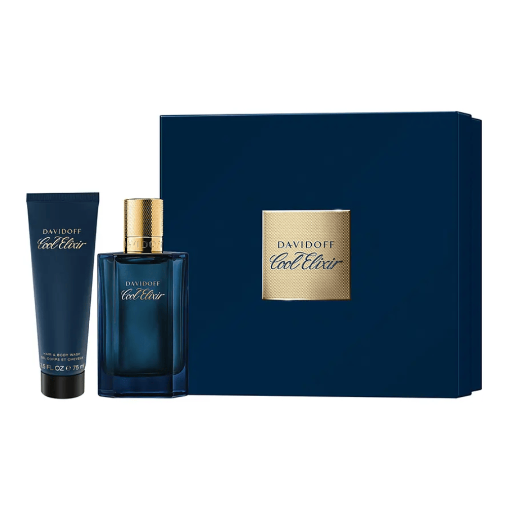 Davidoff Men's Aftershave Davidoff Cool Elixir Oud Aromatique Intense Parfum Gift Set (100ml + 75ml Body Lotion)
