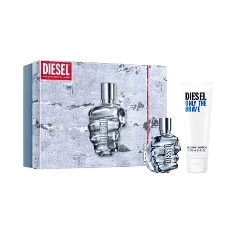 Diesel Men's Aftershave Diesel Only The Brave Men's Aftershave Gift Set (50ml EDT + 75ml Shower Gel)