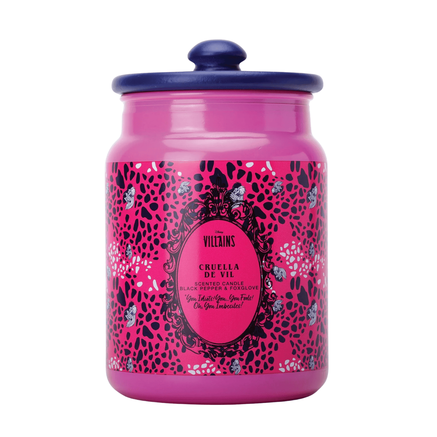 Disney Candle Disney Cruella Black Pepper Pink Ceramic Candle