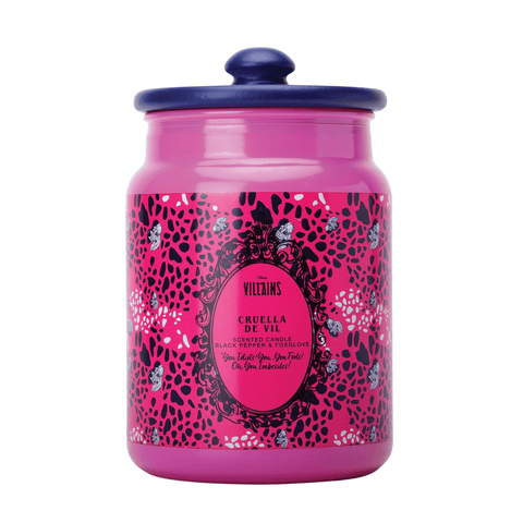 Disney Candle Disney Cruella Black Pepper Pink Ceramic Candle