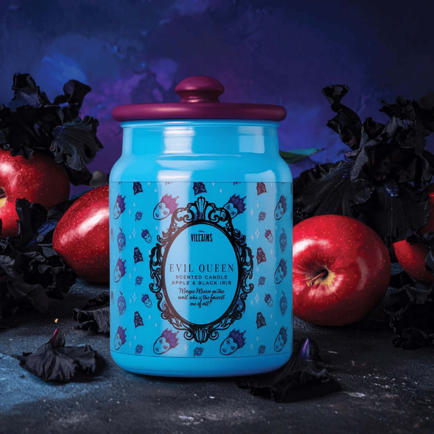 Disney Candle Disney Evil Queen Apple & Black Iris Ceramic Candle