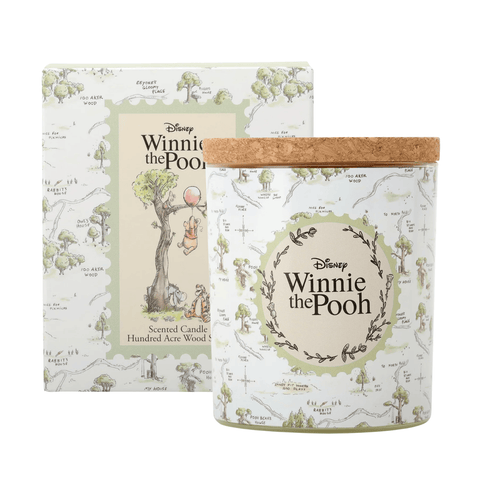 Disney Candle Disney Pooh Hundred Acre Wood Glass Candle