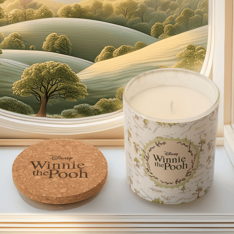 Disney Candle Disney Pooh Hundred Acre Wood Glass Candle